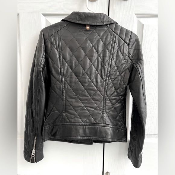 Mackage Quilted Leather Jacket - Picture 2 of 5